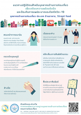 แนวทางการปฏิบัติสำหรับบุคลากรด้านการท่องเที่ยว เพื่อเตรียมความพร้อมรับมือและป้องกันการแพร่ระบาดของโรคโควิด -19